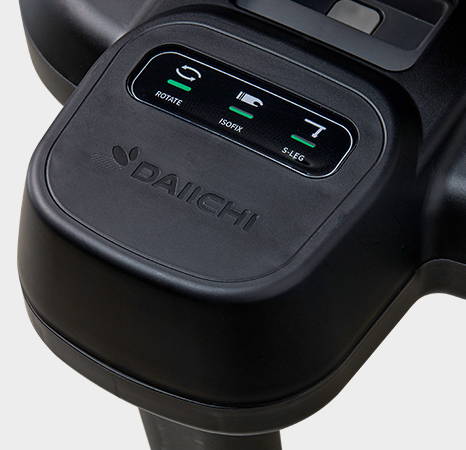 Daiichi One-FIX 360 Season2 i-Size comes with helpful indicators for correct installation.