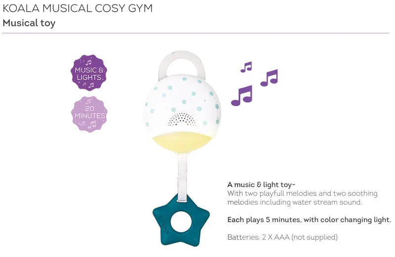 Taf Toys Koala Musical Newborn Cosy Gym