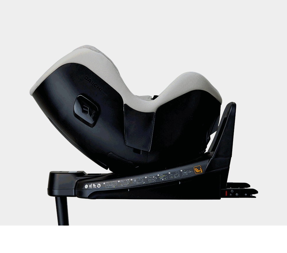 Daiichi one-fix 2 i-size comfortable rear angle