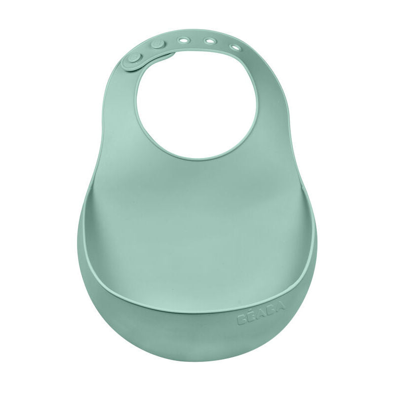 Beaba Silicone Bib - Sage Green
