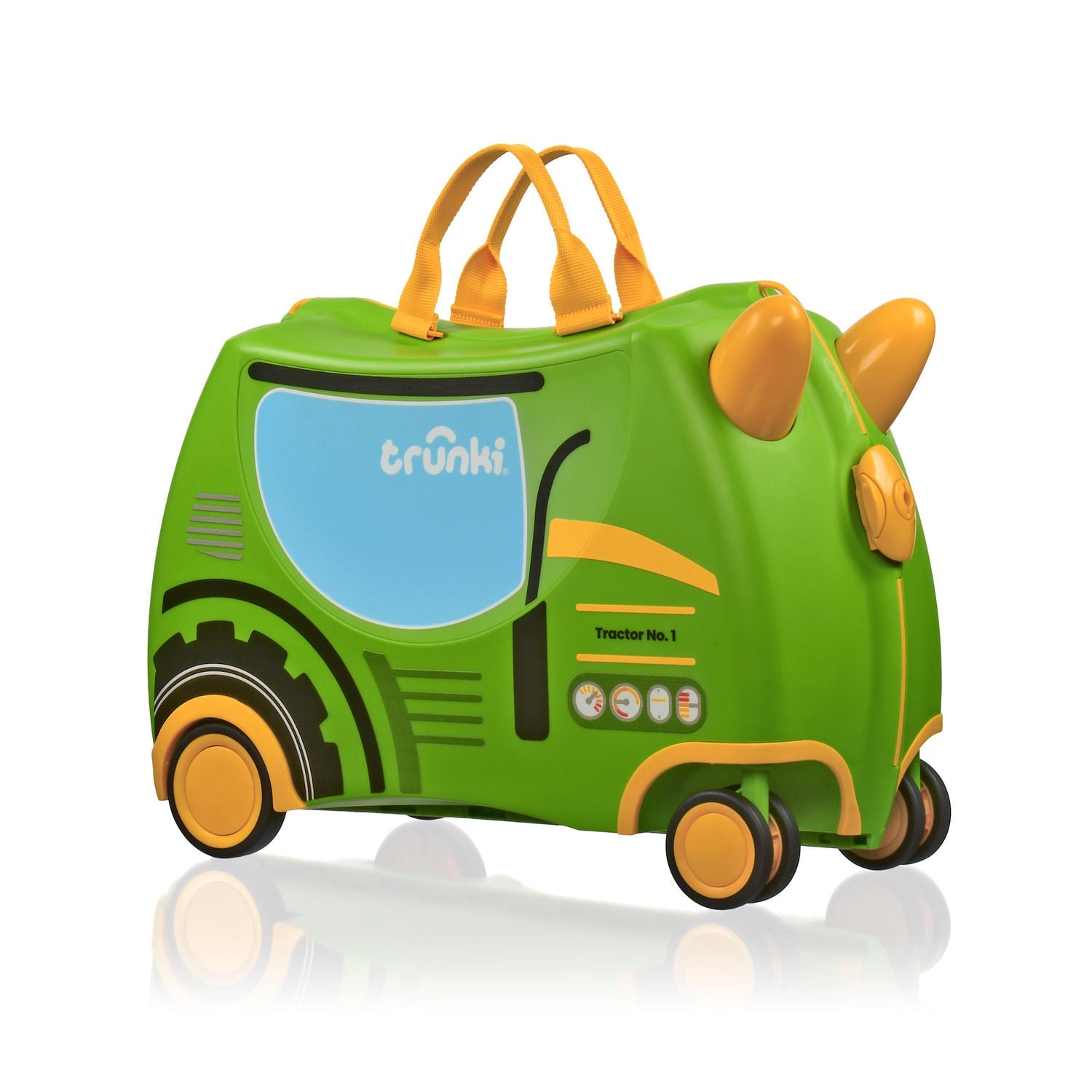 Trunki Glide Ride-on Luggage - Tommy the Tractor