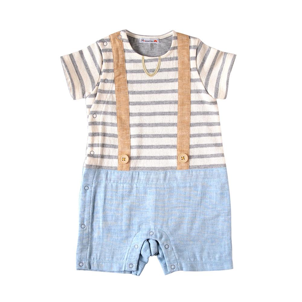 Hoppetta Rompers for Boys -Gray