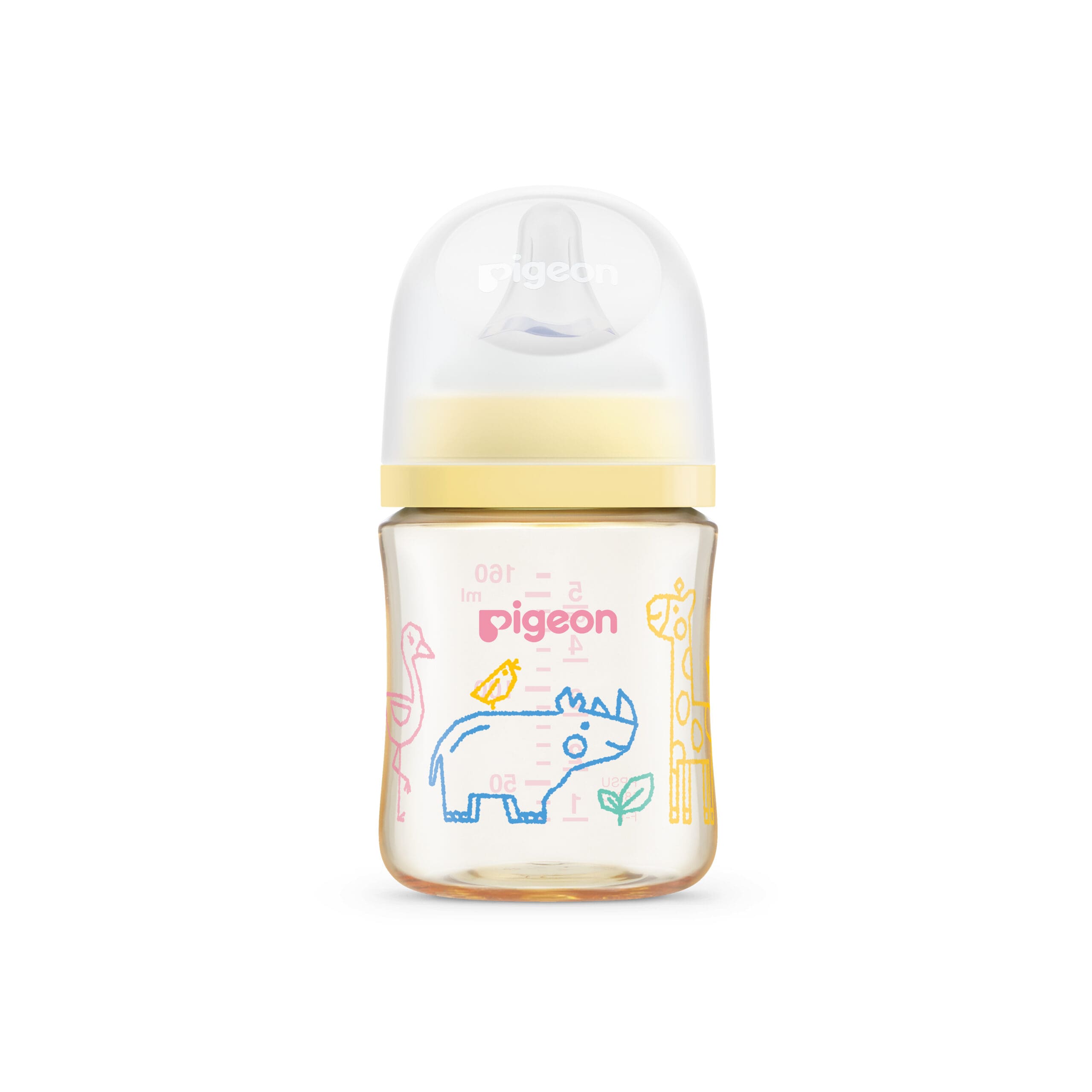 Pigeon SofTouch Nursing Bottle PPSU 160ml Safari Doodles