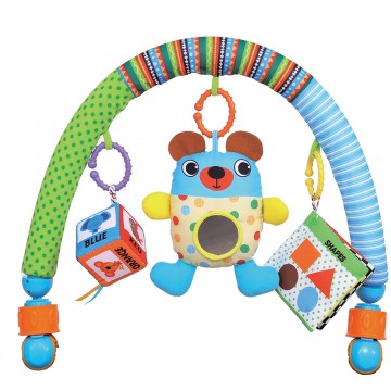 Lucky Baby Biba Toys Jolly Bear Travel & Learn Stroller Arch