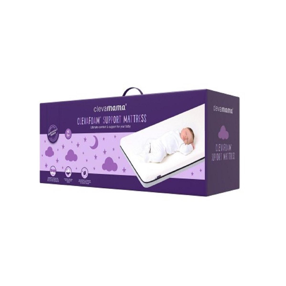 Clevamama Clevafoam Support Mattress Increased Airflow - 60x120cm