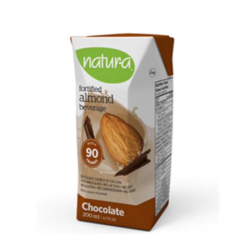 Natur-a Enriched Almond Beverage - Chocolate, 200 ml Pack of 6 (Exp 27-May-21)