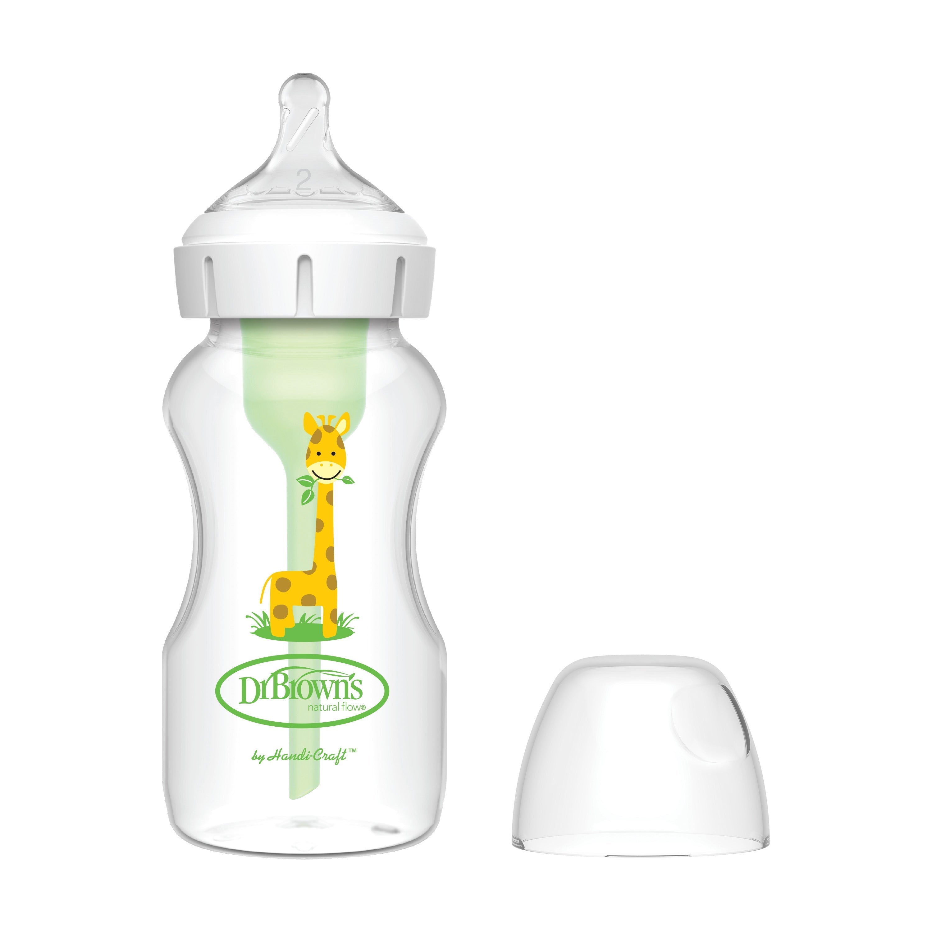Dr. Brown's Options+ Wide-Neck Baby Bottle 270ml Giraffe