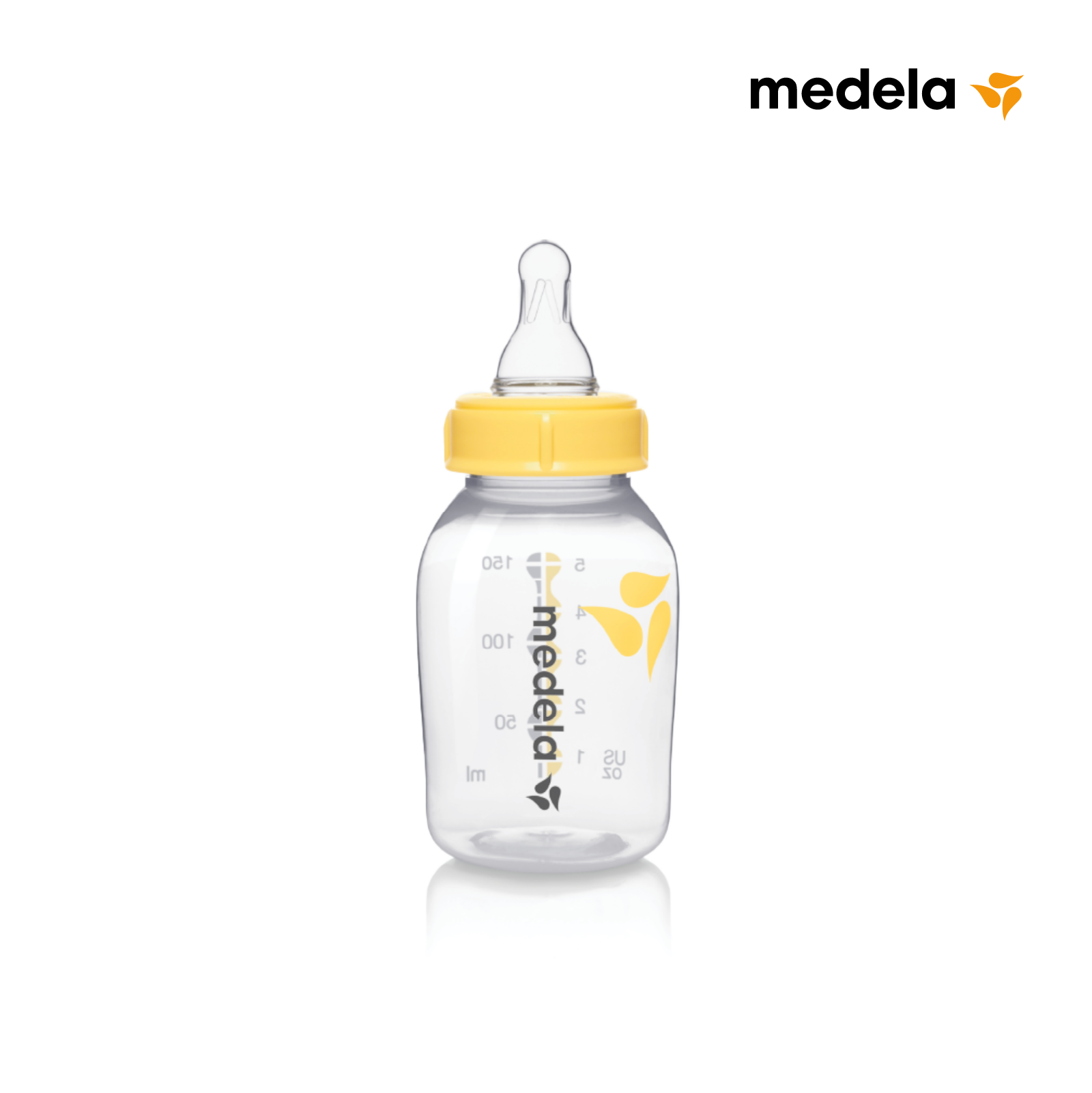 Medela NaturalFlow Feeding Bottle 150ml Capacity With Slow Teat