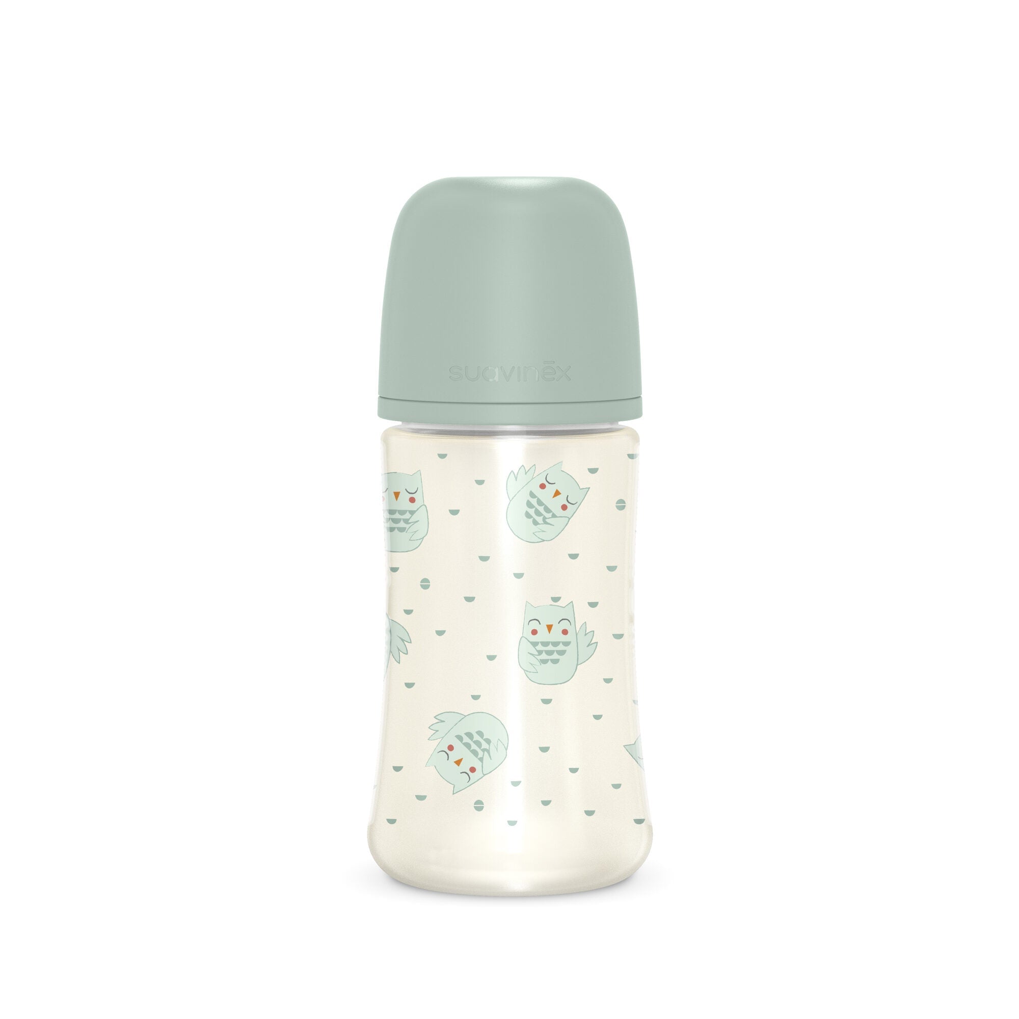 Suavinex Bonhomia Feather Baby Bottle SX Pro 270ml Medium Flow 3+ Months - Green