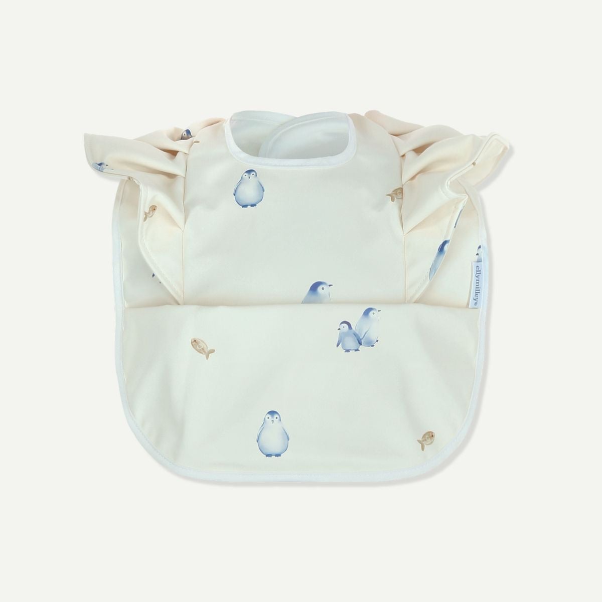 Elly Milley PlayKidz Bulle Ruffled Bib - Penguin