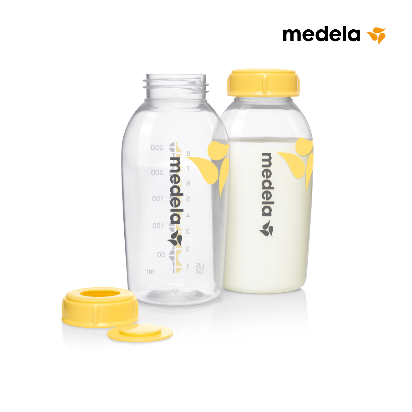 Medela Breast Milk Storage Bottles 250ml 2-Pack