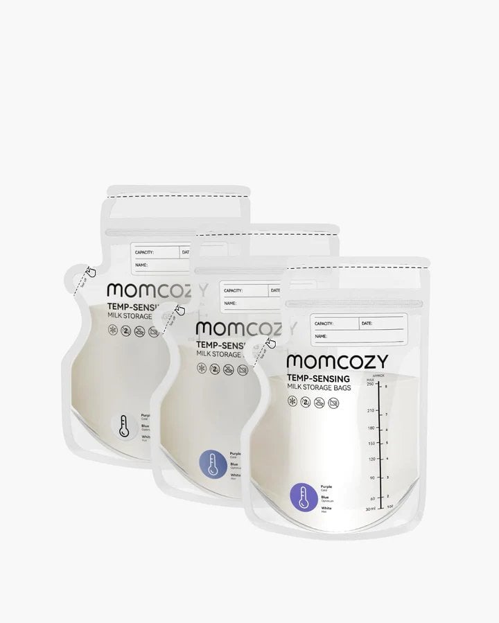 Momcozy Spout Breastmilk Storage Bags Temperature Sensing Leak-Proof