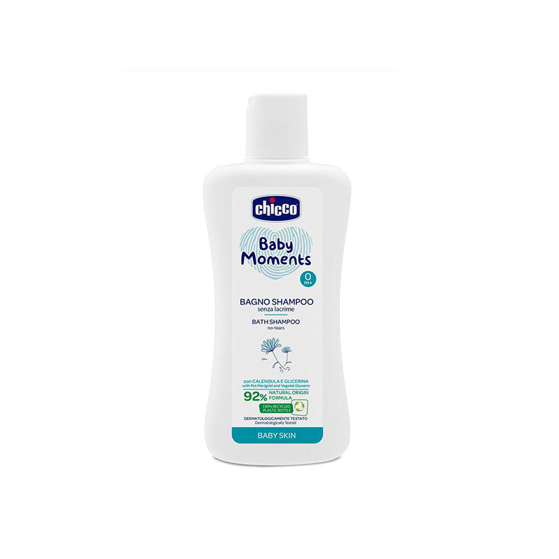 Chicco Baby Moments Skin Bath Shampoo No-Tears 6.76fl oz