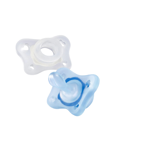 Chicco Mini Soft Silicone Soother 2PCS Boy