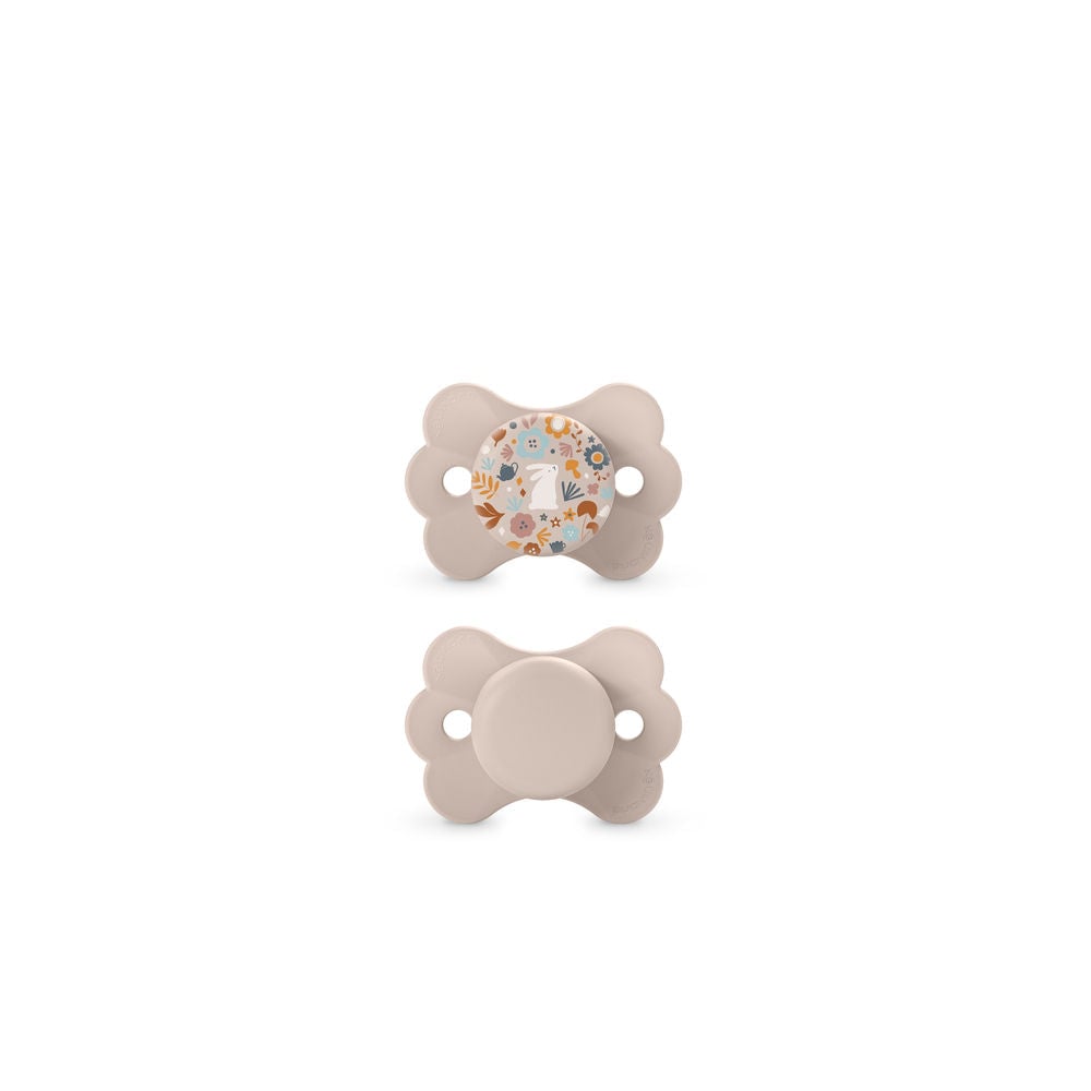 Suavinex Wonderland Butterfly SX Pro Soother 0-6 Months 2 Pack - Liberty Pink