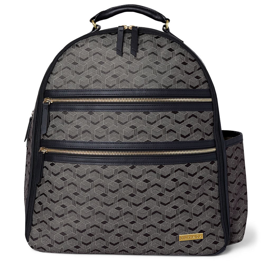 Skip Hop Deco Saffiano Backpack - Interweaved Lines