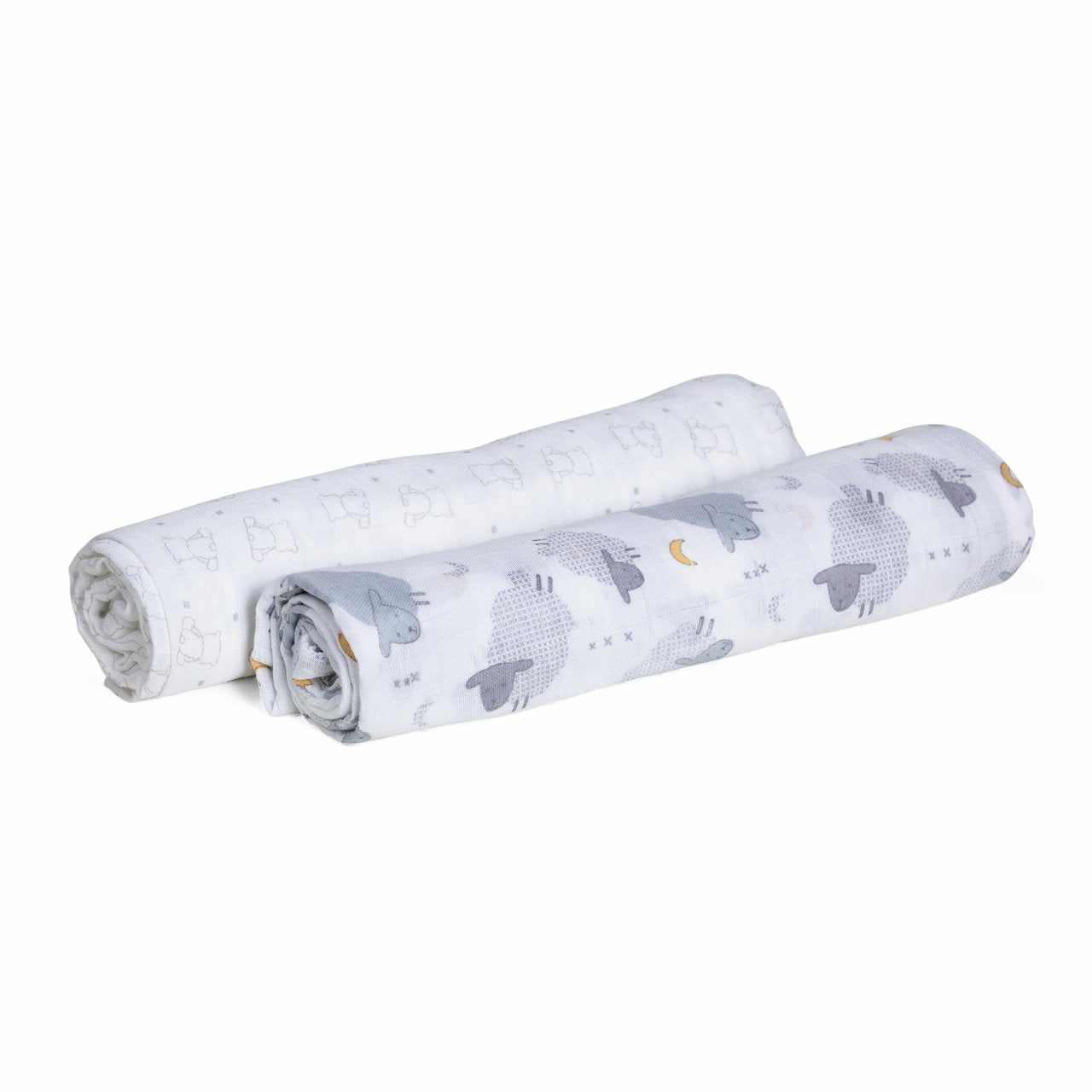 Chicco Swaddle Muslin Grey Sheep & Bear