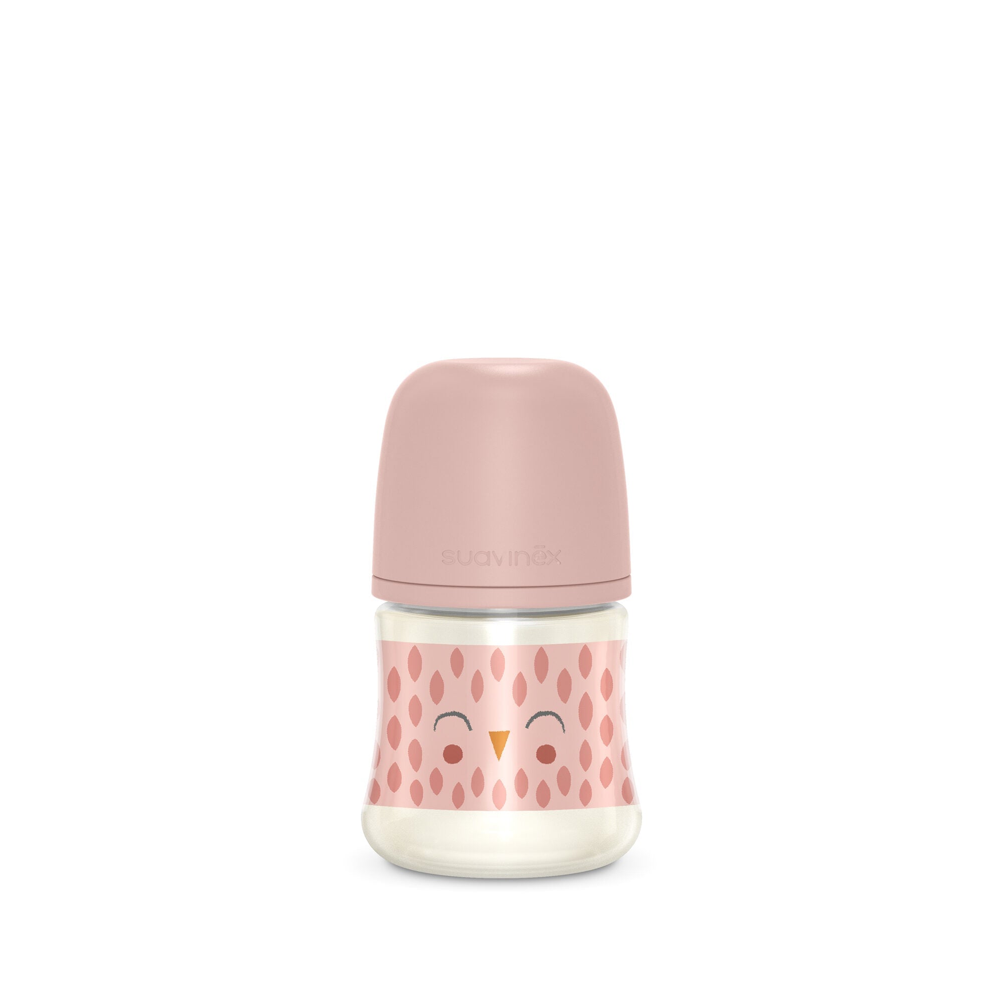 Suavinex Bonhomia Feather Baby Bottle SX Pro 150ml Slow Flow 0+ Months - Pink