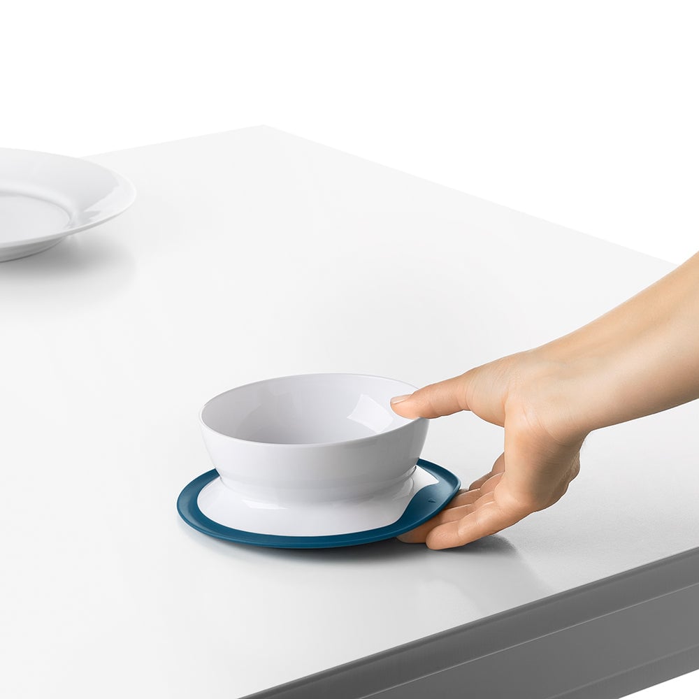 OXO TOT Stick & Stay Suction Bowl - Navy