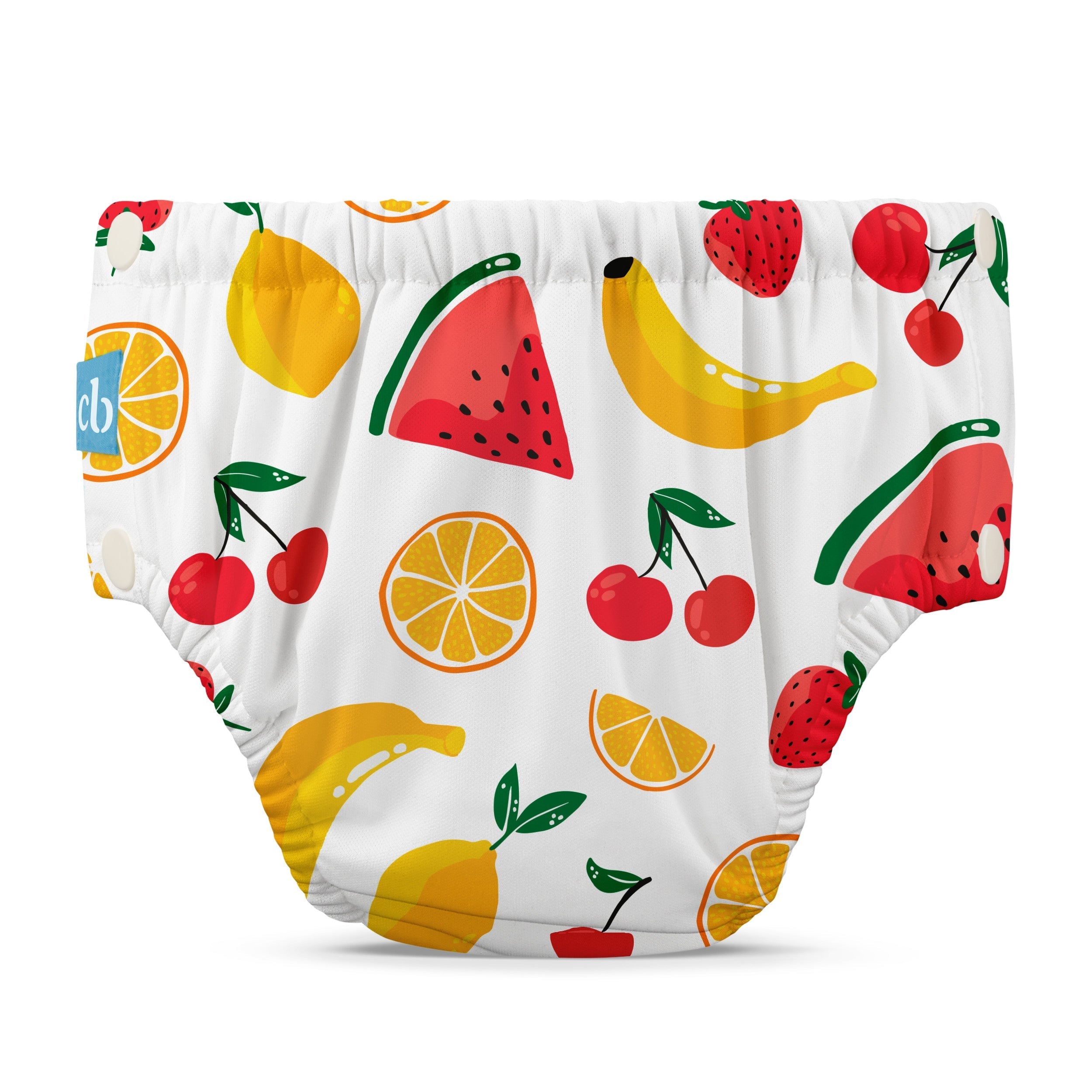 Reusable Swim Diaper Snaps - Banana Fiesta