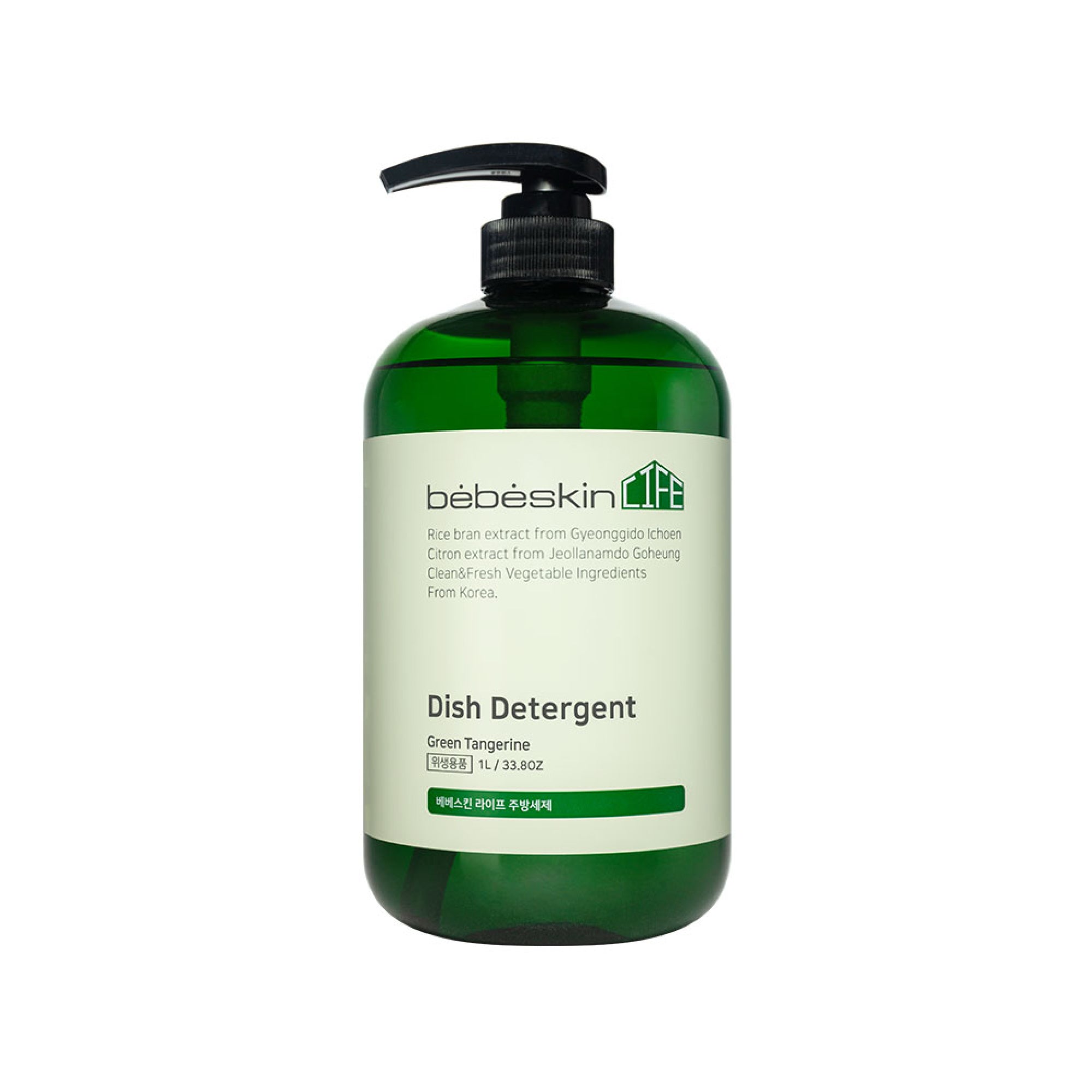 Bebeskin Life Green Tangerine Dish Soap [Vegan Certified] 1000ml