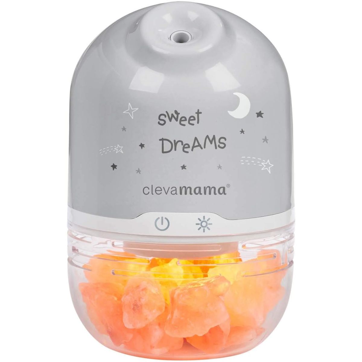Clevamama ClevaPure Himalayan Salt Lamp, Humidifier & Night Light