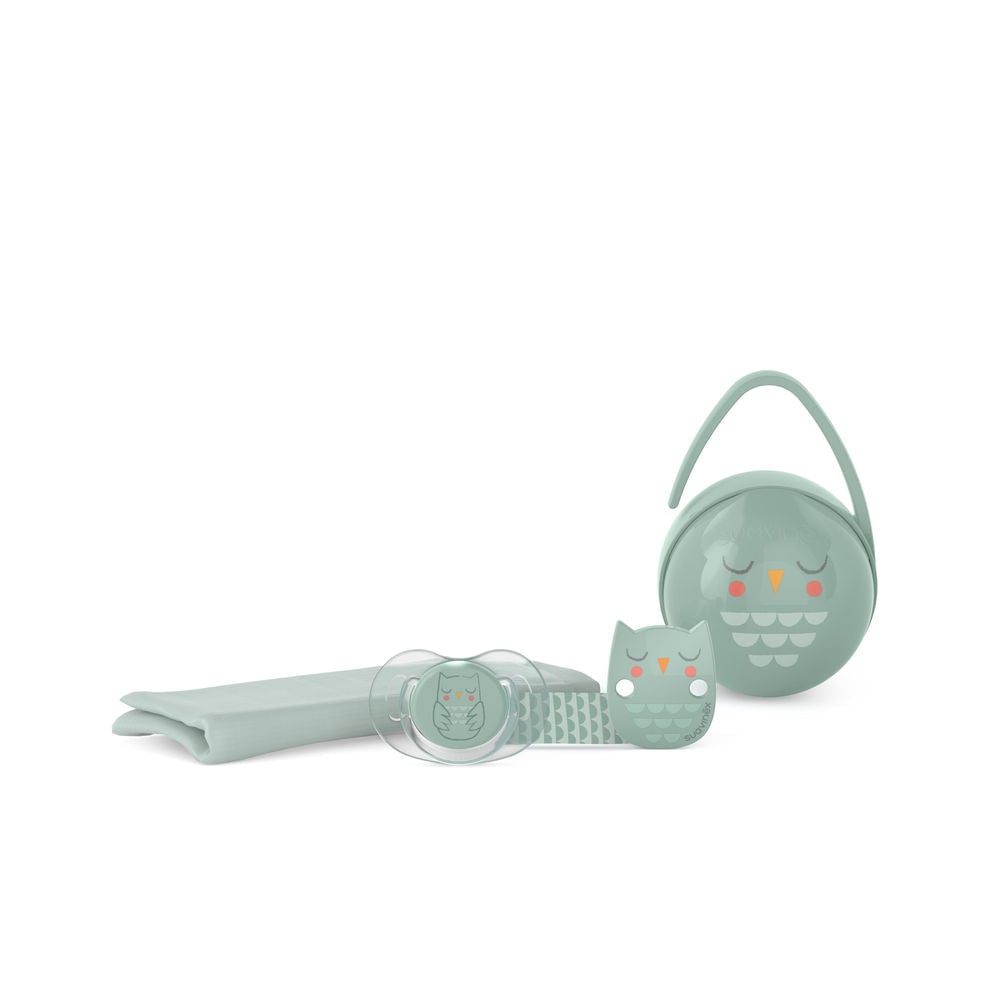 Suavinex Bonhomia Owl Baby Gift Set - Green