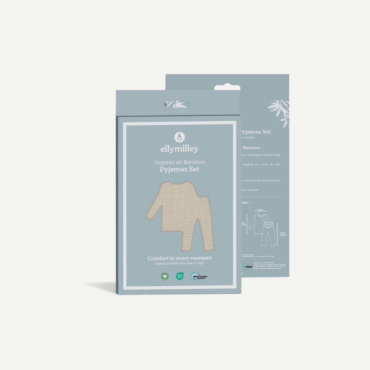 Elly Milley Signature Air Bamboo™ DreamKidz Reve Pajama - Oat