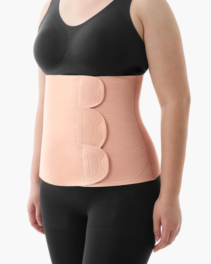 Momcozy Ergowrap Postpartum Belly Wrap Ergonomic Support Beige