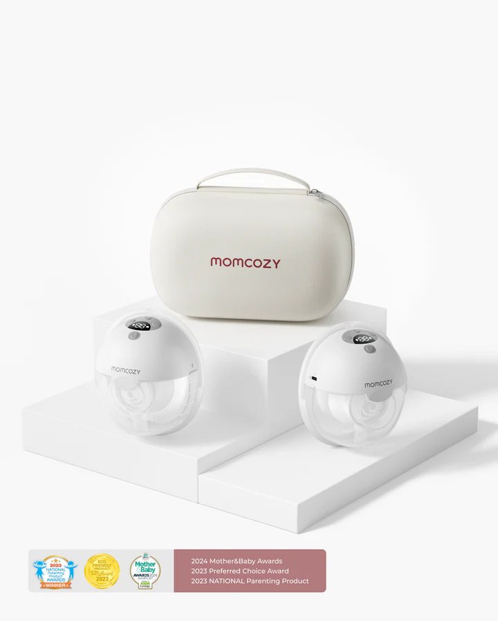 Momcozy M5 Wearable Hands-Free Electric Breast Pump 3 Modes