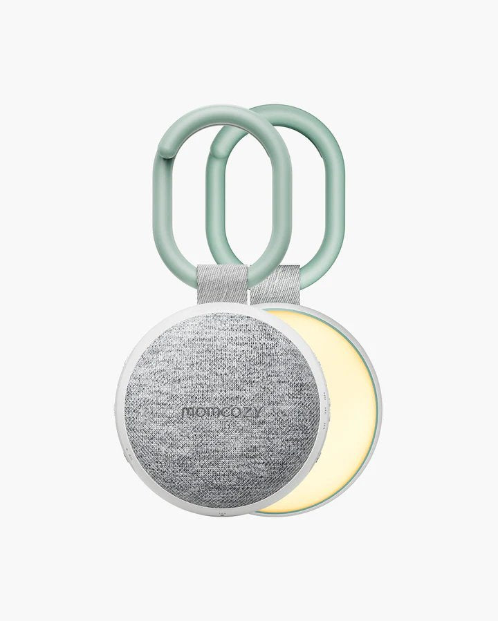 MOMCOZY Portable Baby Sound Machine w/Night Light