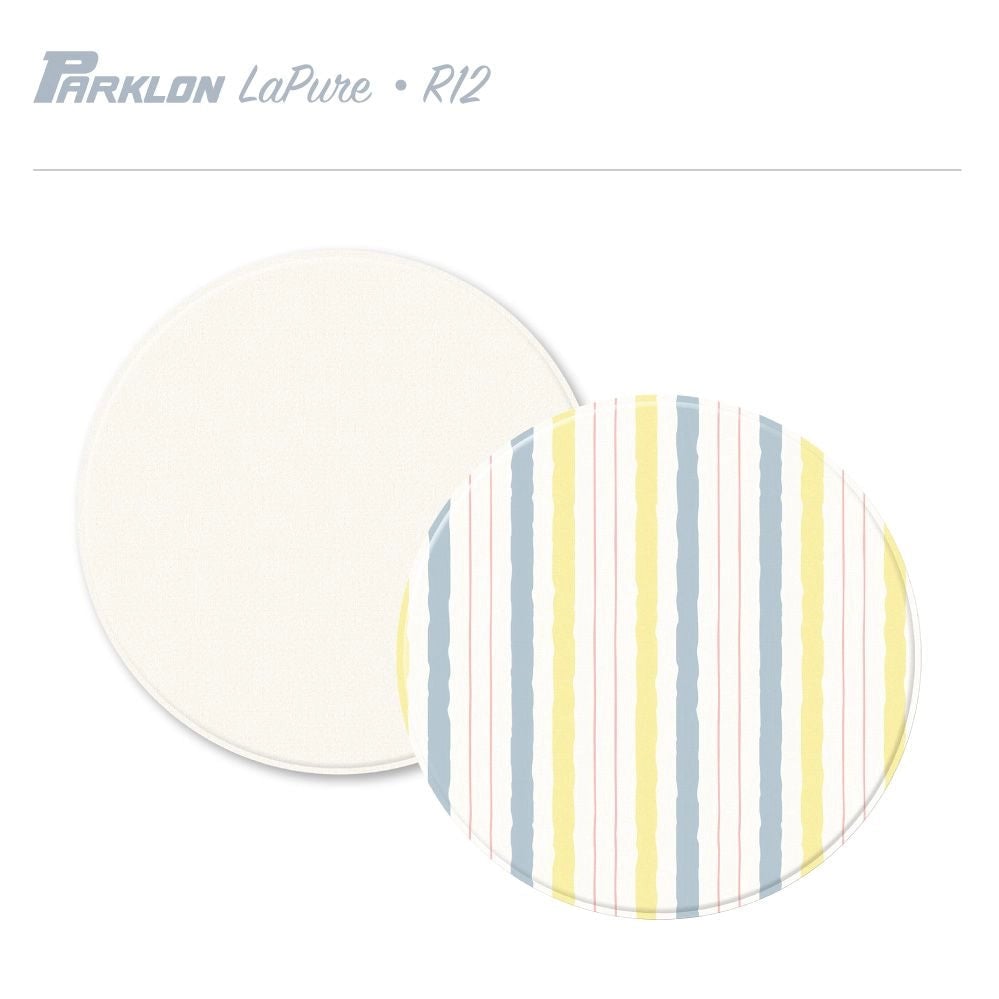 Parklon LaPure Round Mat Lemon Soda Woven Ivory (R12)