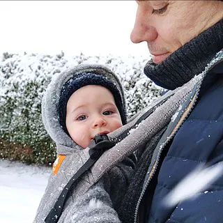 Aubergine - Linen Free-to-Grow Baby Carrier
