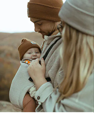 Sand - Linen Free-to-Grow Baby Carrier