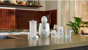 Compatible with most baby bottles and food jars