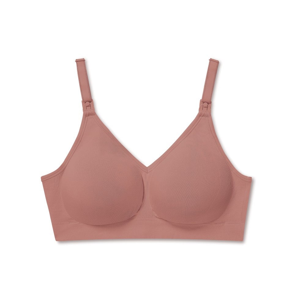 Bravado Designs Body Silk Seamless Nursing Bra - Sustainable - Roseclay S