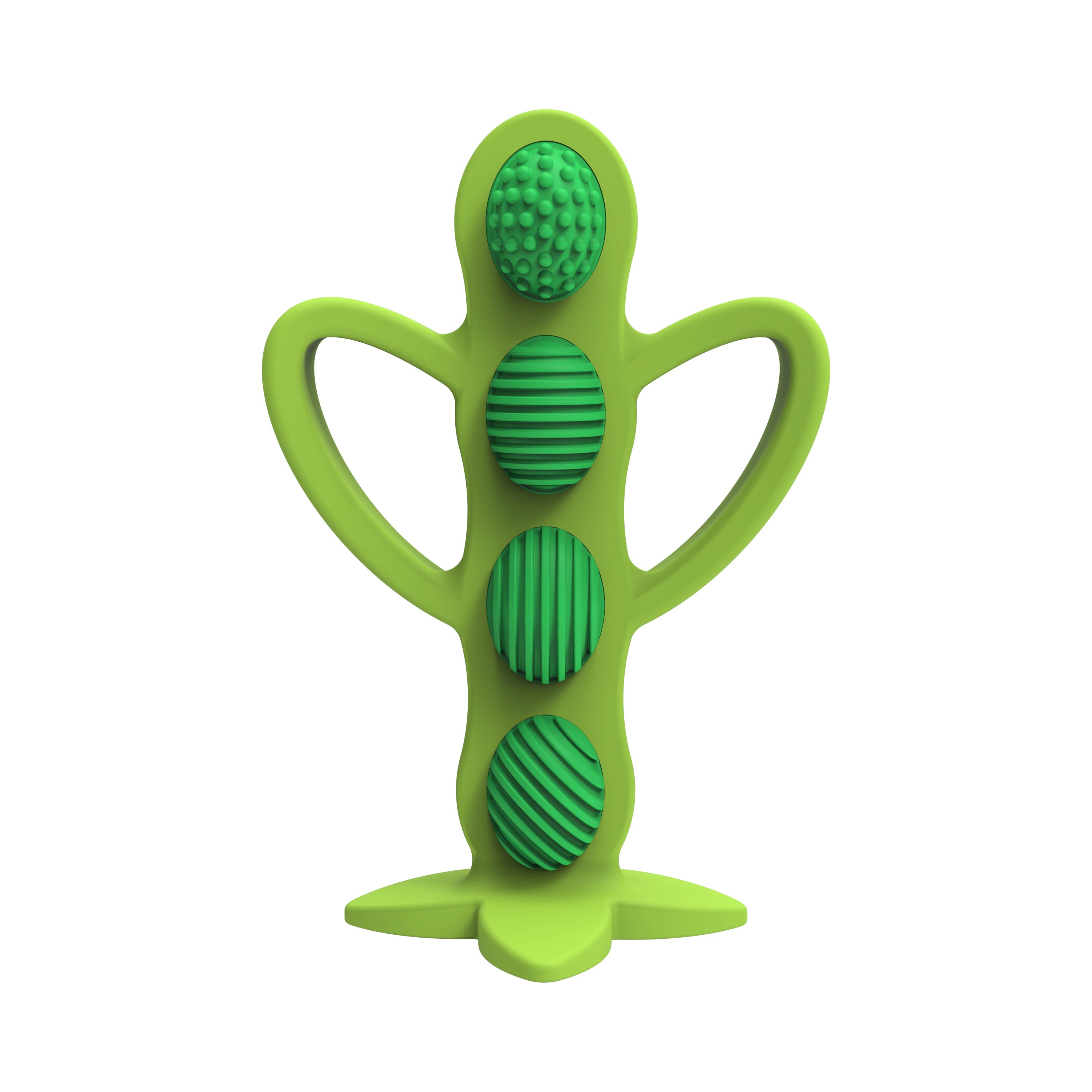 Dr. Brown's Peapod Infant Silicone Teething Toothbrush Green