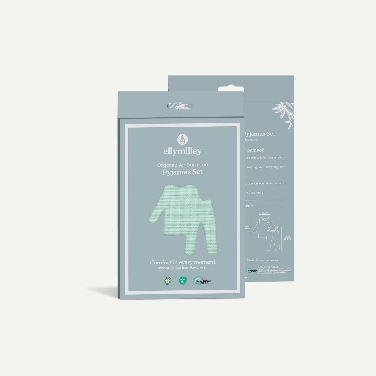 Elly Milley Signature Air Bamboo™ DreamKidz Reve Pajama - Pistachio