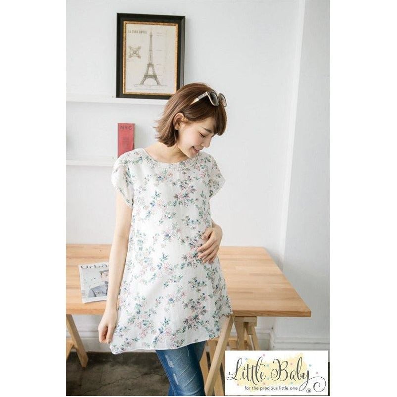 Floral Prints on White