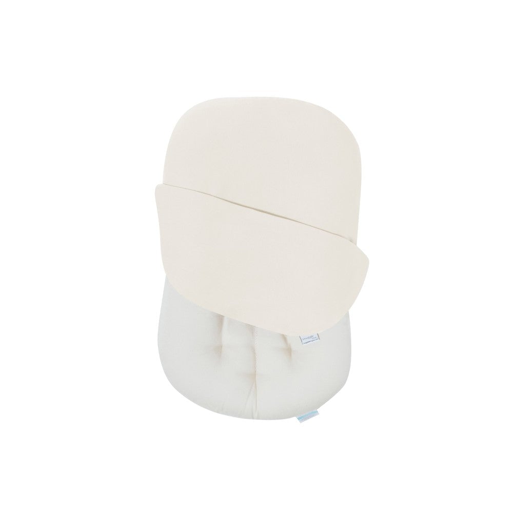 Snuggle Me Natural Infant Lounger with Natural Cove