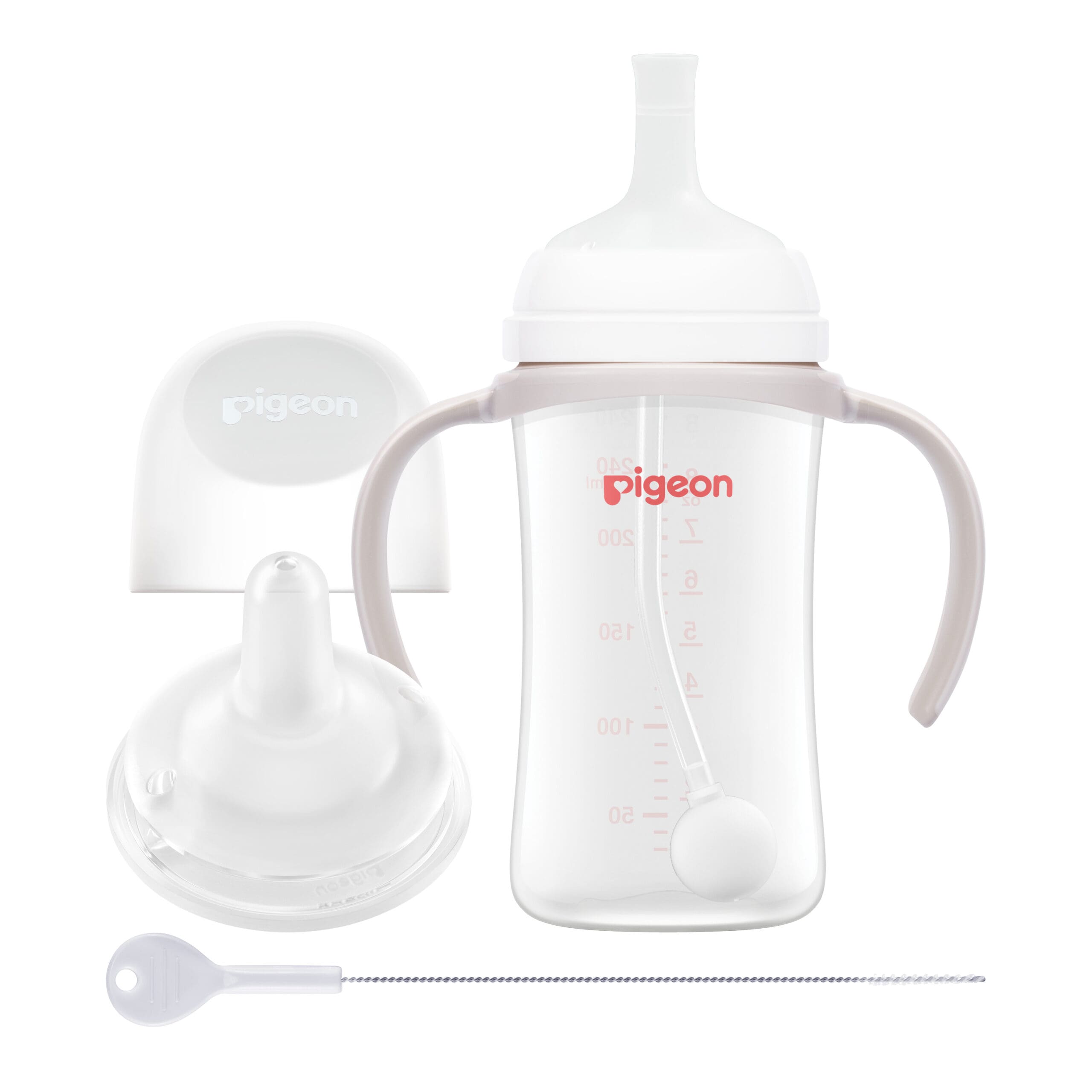 Pigeon SofTouch BPP 2-Step Straw Bottle Set 240ml
