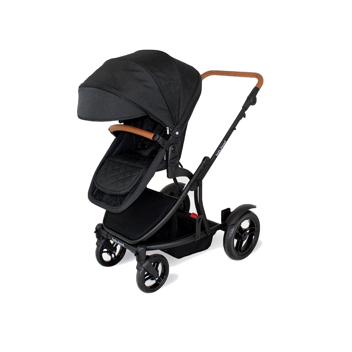 Babyhood Doppio Stroller and Seat - Black