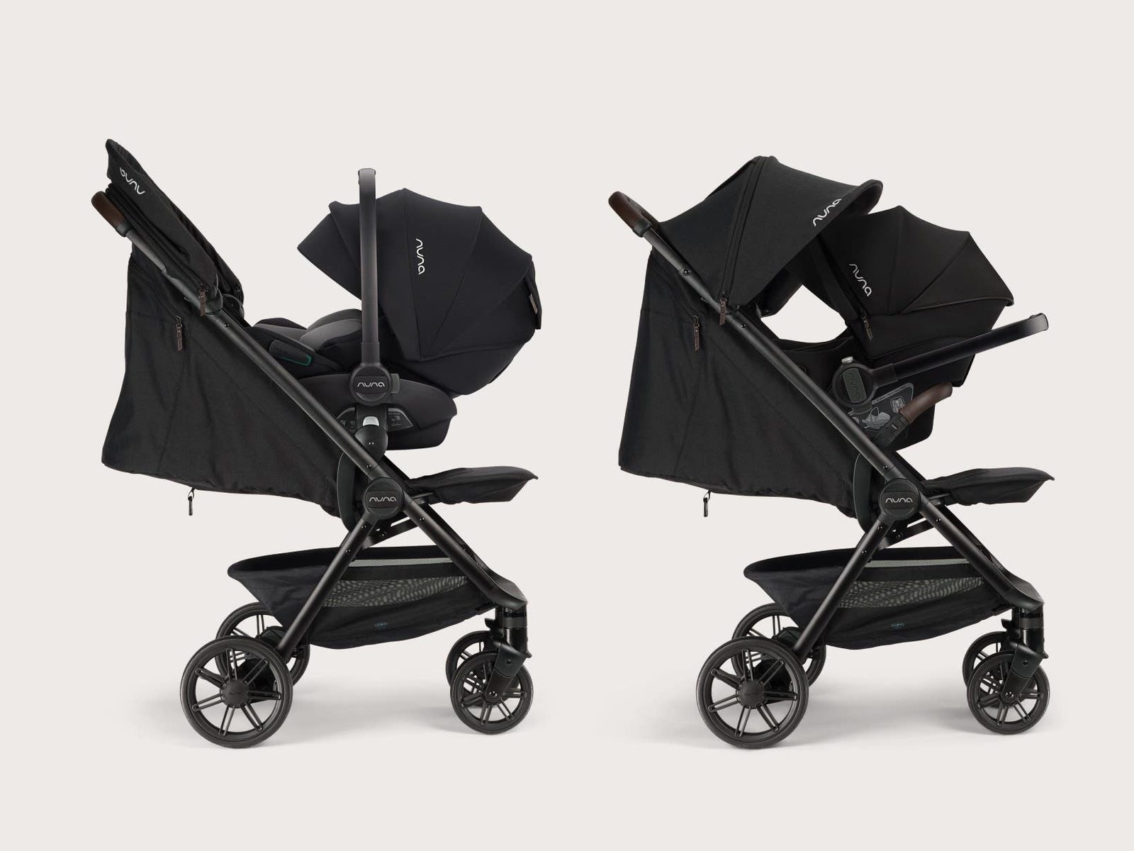 Nuna TRVL Urbn travel system with Nuna PIPA infant car seat