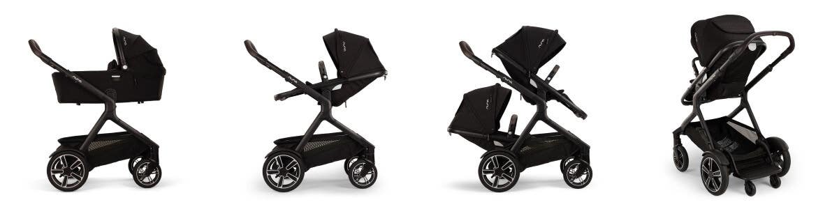Nuna Demi Next single to double stroller — official Nuna