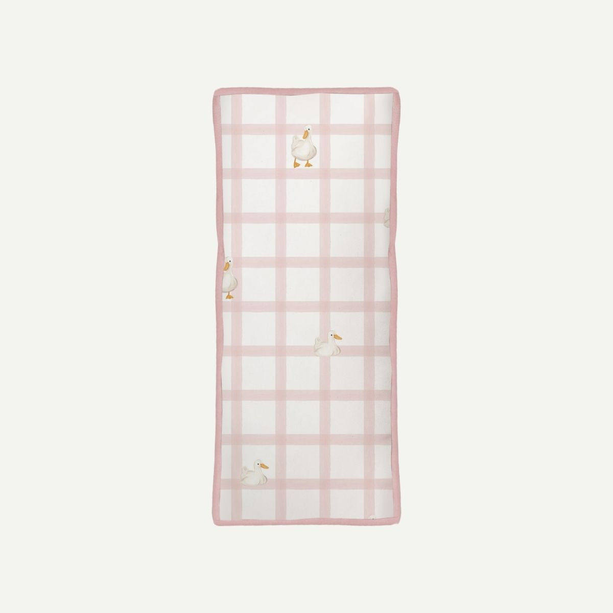 Elly Milley (PILLOW & CASE) Signature Air Bamboo™ Bedtime First Friend BFF Pillow - Gingham Pink Ducky