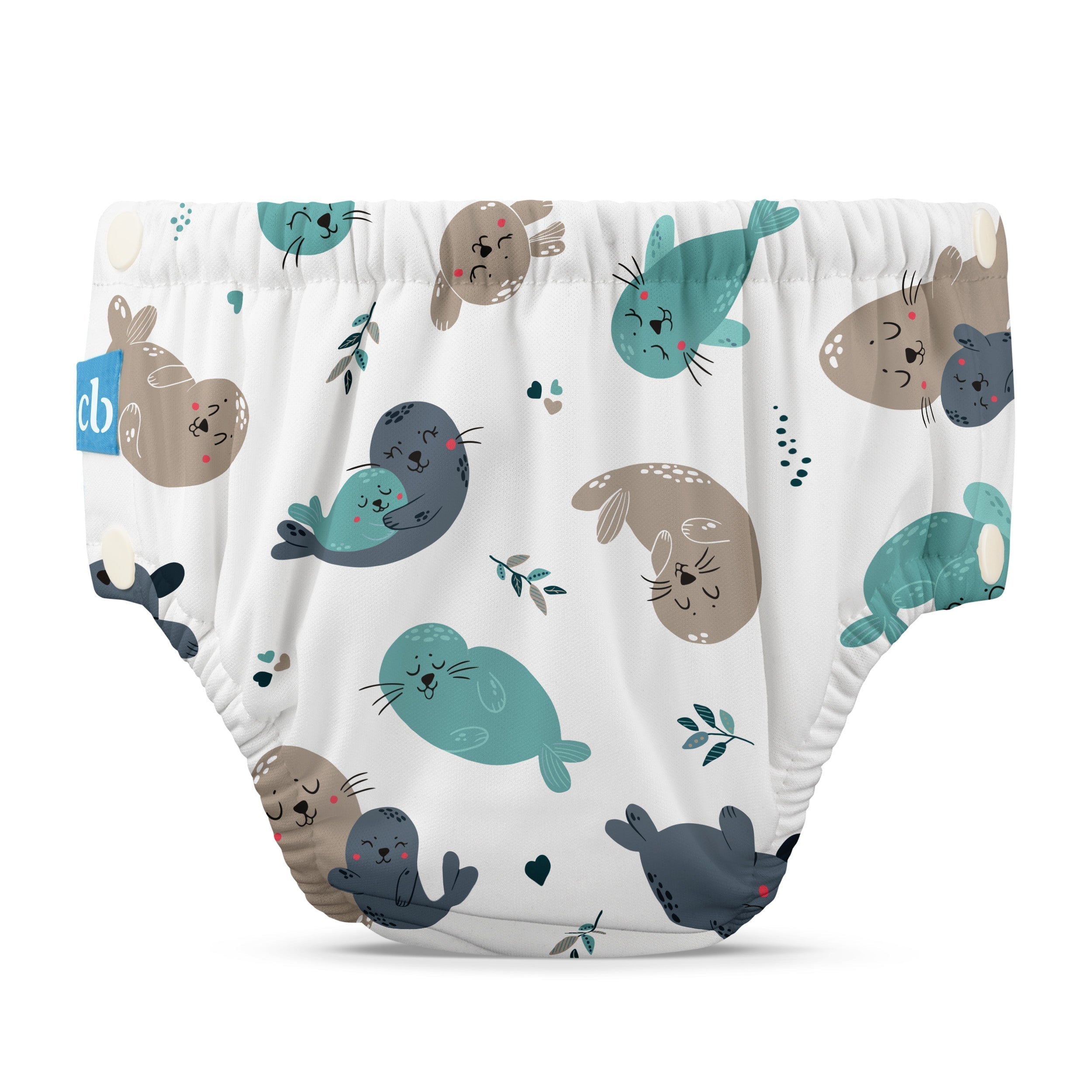 Reusable Swim Diaper Snaps - Seally
