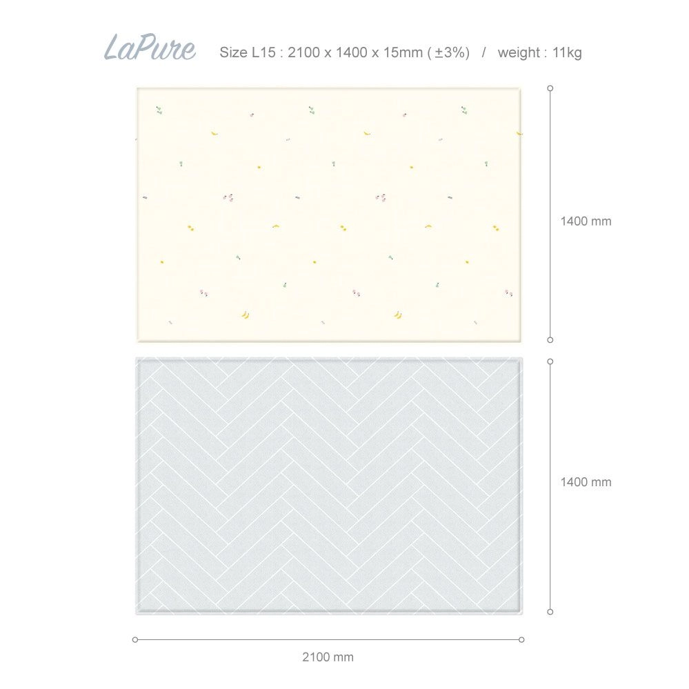 Parklon LaPure Minimal Fruits Herringbone Grey (Size L15)