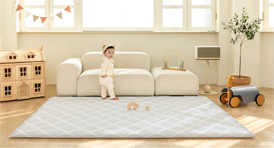 Parklon Air Bubble Mat Coco Bear Friends (size L40) NEW SIZE
