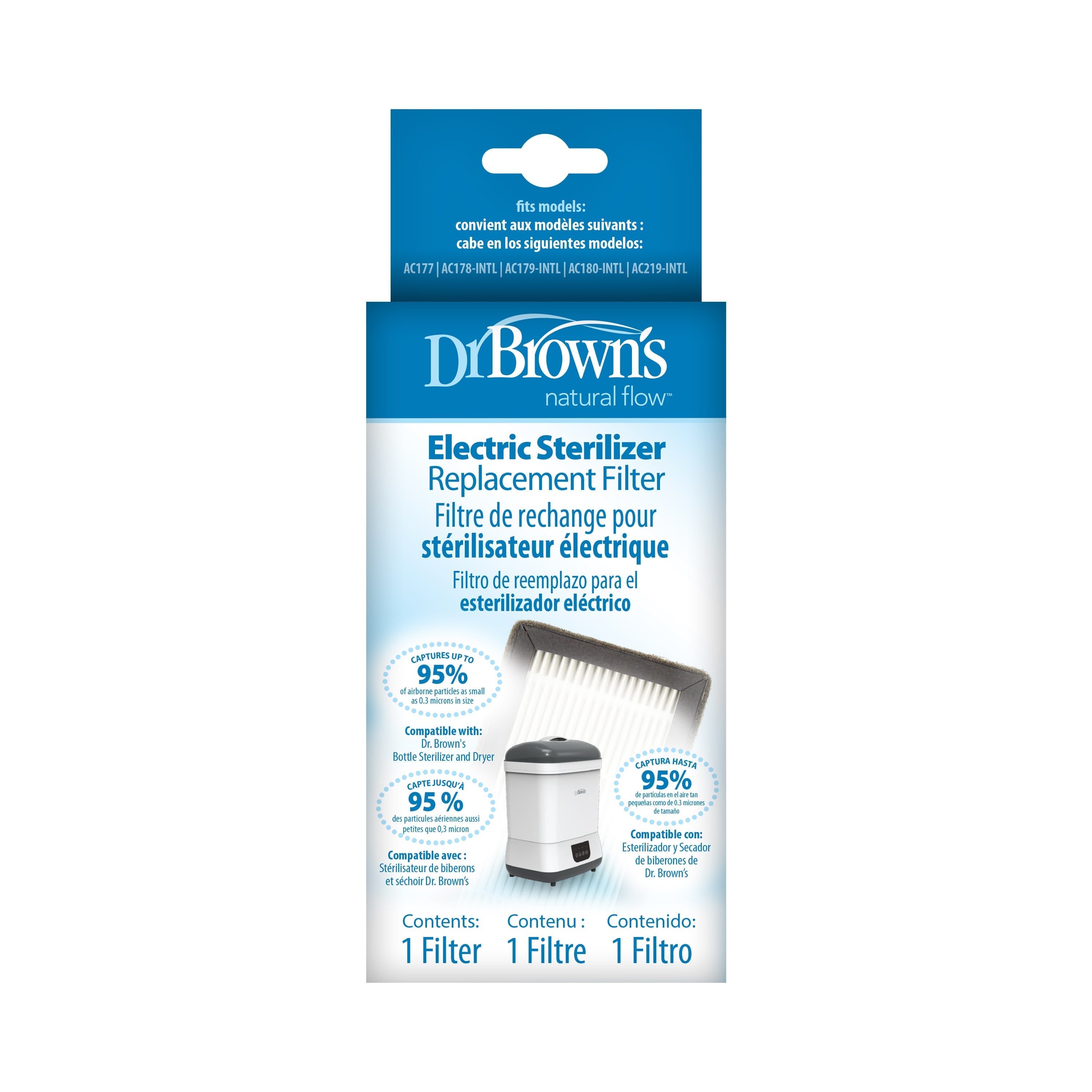 Dr. Brown's Replacement Air Filter for AC179 Sterilizer and Dryer