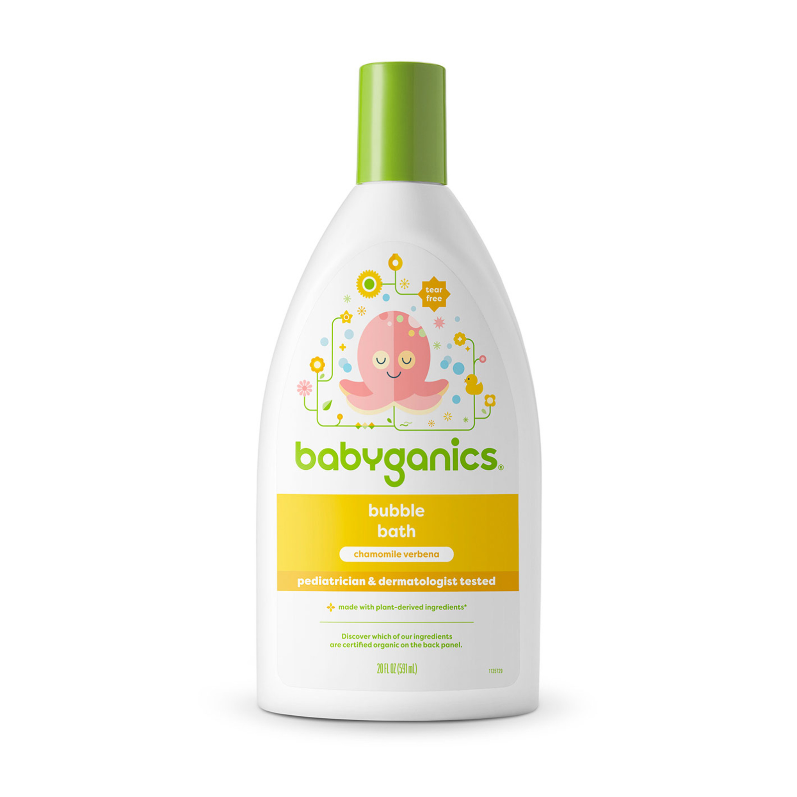 Babyganics Babyganics Bubble Bath, 591ml, Chamomile Verbena